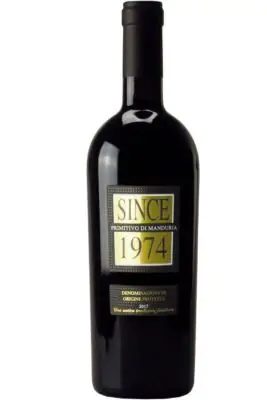 Since 1974 Primitivo di Manduria DOP